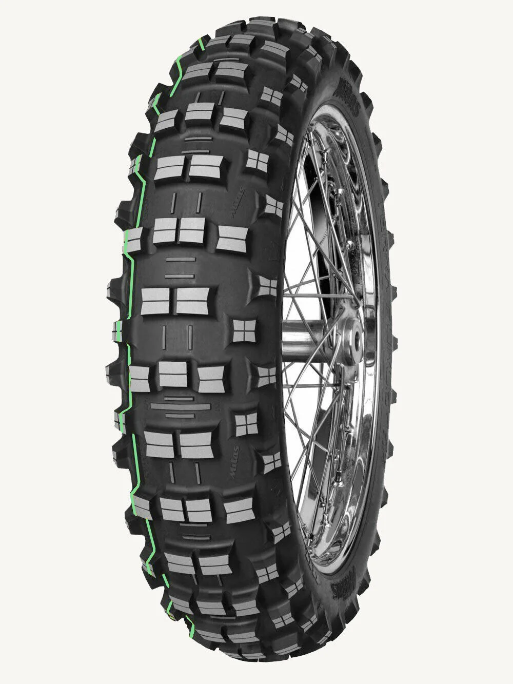 パーツ Mitas TERRA FORCE-EF 120/90-18 SUPER FIM Pneu Cross Traseiro 120/90-18 Terra Force EF Super Light ( Faixa